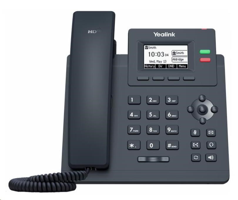 IP telefón Yealink SIP-T31P,  2, 3