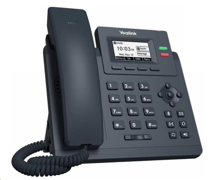 IP telefón Yealink SIP-T31P,  2, 3