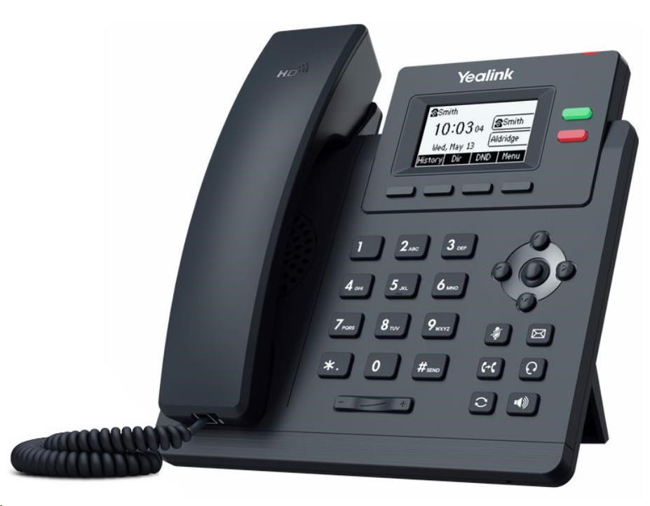 IP telefón Yealink SIP-T31P,  2, 3
