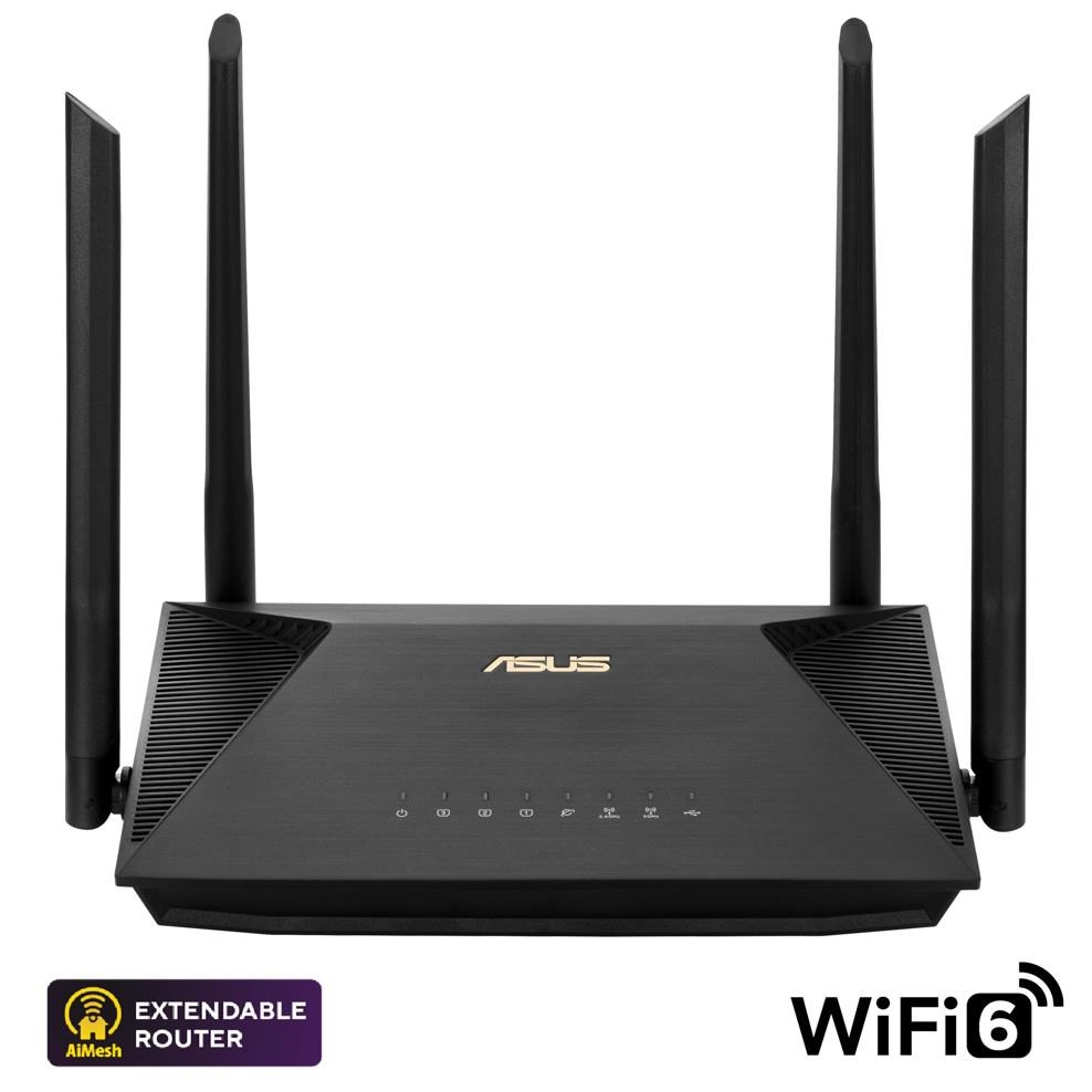 ASUS RT-AX53U (AX1800) WiFi 6 Extendable Router,  AiMesh,  4G/ 5G Mobile Tethering0 