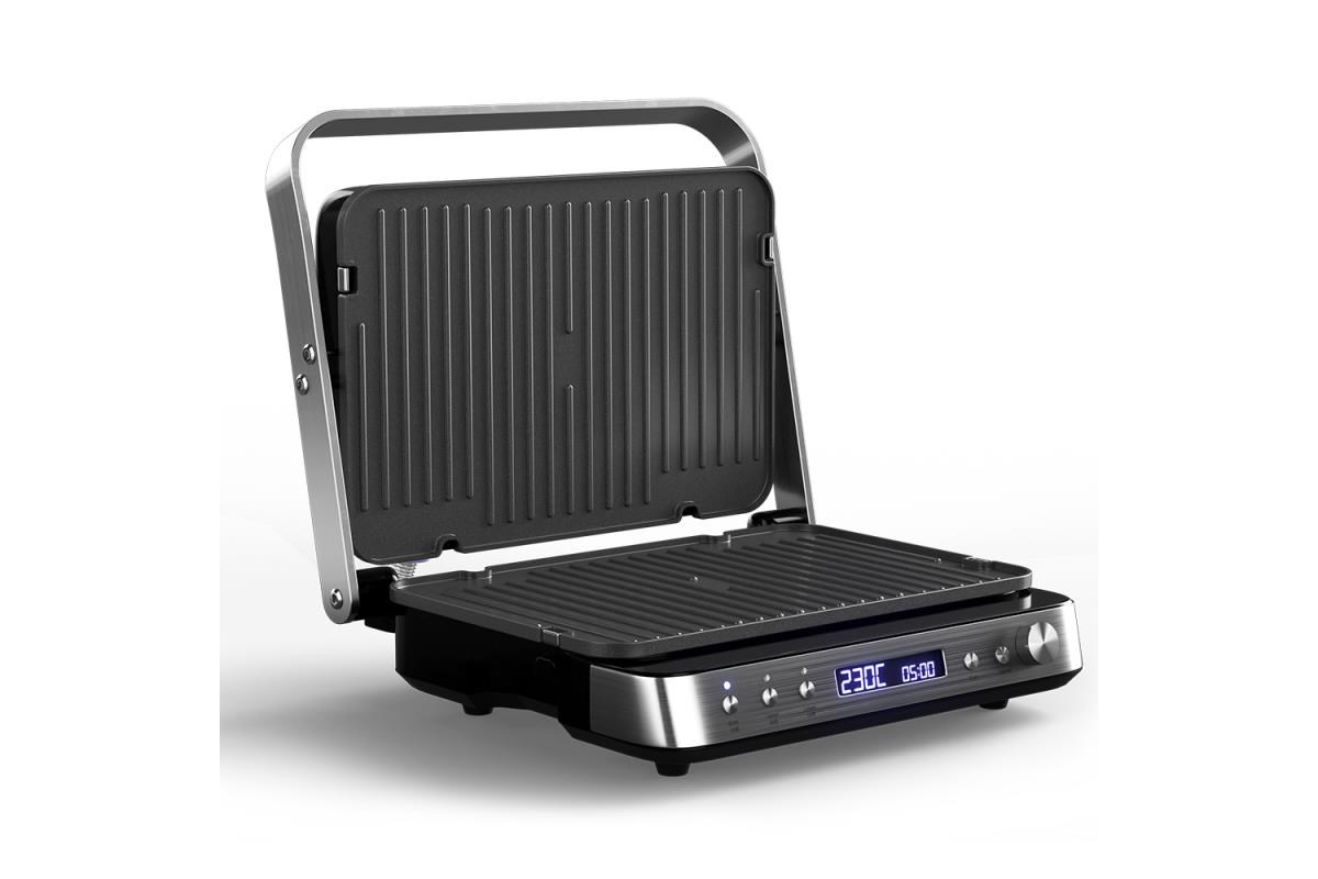 Orava Grillchef-3 elektrický kontaktní gril,  2000 W,  LCD displej,  časovač,  digitální ovládání1 