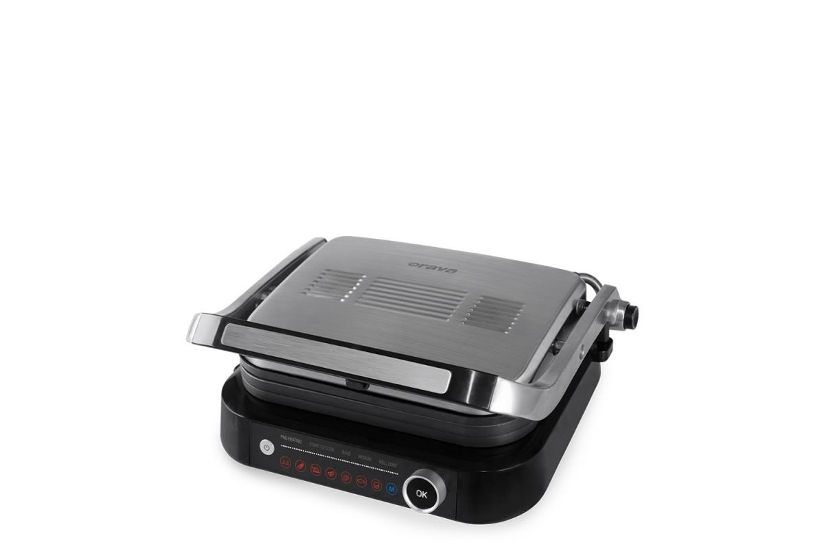 Orava Grillchef 2 elektrický kontaktní gril,  2100 W,  6 programů,  regulace teploty,  rozmrazování2 