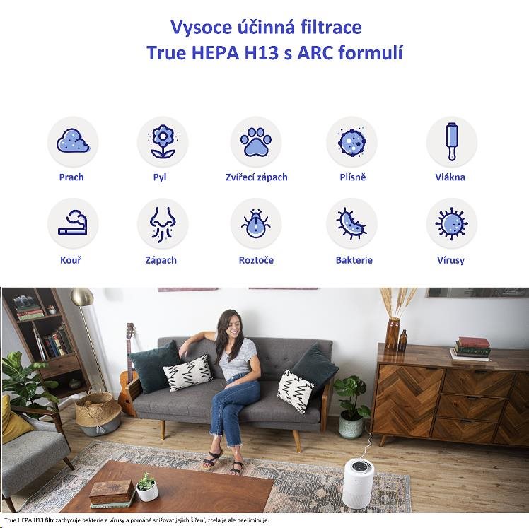 Levoit Core300S SMART - Inteligentní čistička vzduchu10 