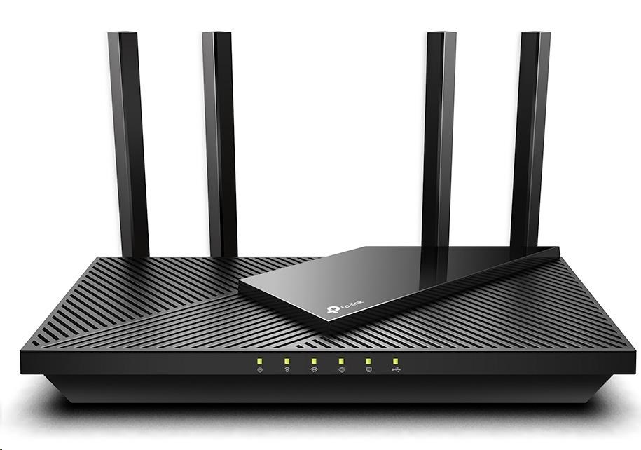 TP-Link Archer AX55 OneMesh/ EasyMesh WiFi6 router (AX3000,  2, 4GHz/ 5GHz,  4xGbELAN,  1xGbEWAN,  1xUSB3.0)0 