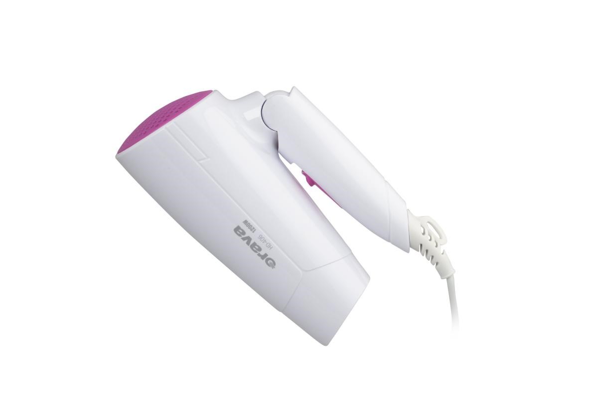 Orava HD-406 cestovní fén,  1200 W,  sklopná rukojeť,  79 dB,  bílá1 