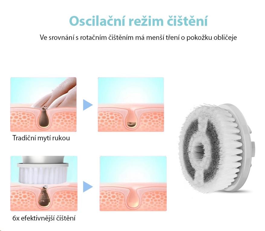TOUCHBeauty 1718 Masážní a čisticí kartáč na pleť4 
