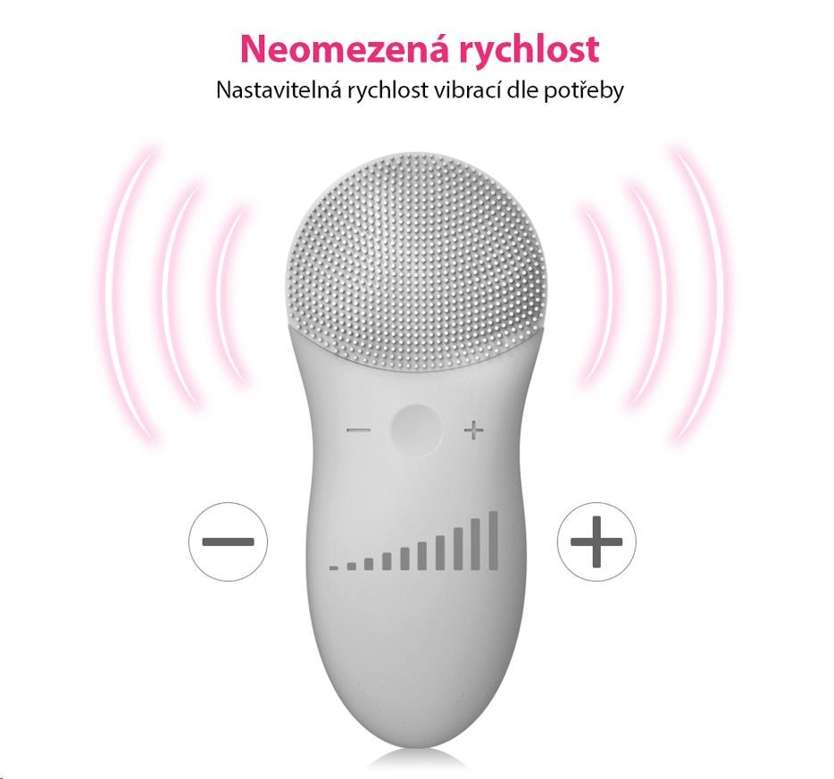 TOUCHBeauty 1788 Sonický čistič pleti růžový6 