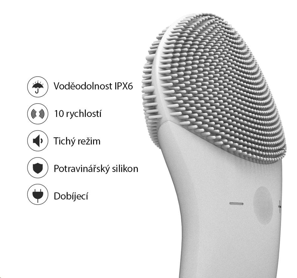 TOUCHBeauty 1788 Sonický čistič pleti zelený2 