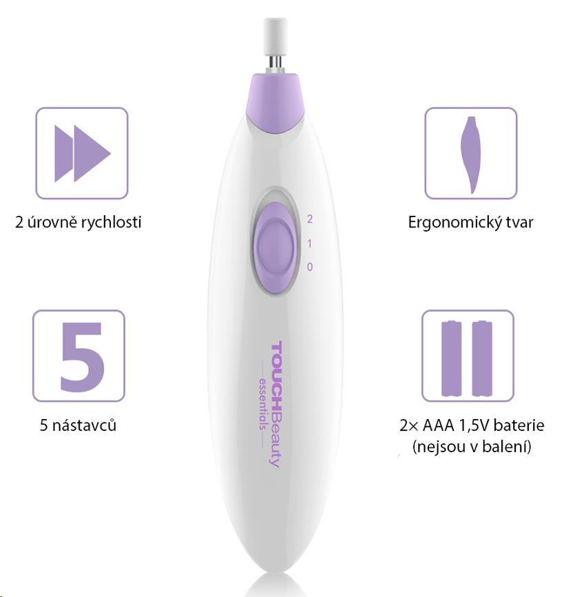 TOUCHBeauty 1039 Bruska na manikúru a pedikúru 5v12 
