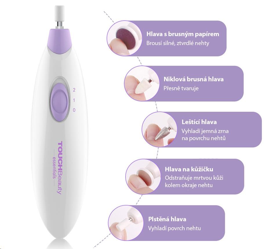 TOUCHBeauty 1039 Bruska na manikúru a pedikúru 5v13 