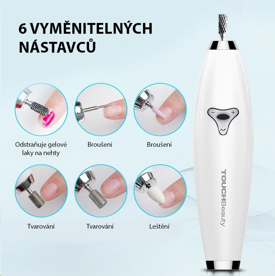 TOUCHBeauty 1733 Bruska na manikúru a pedikúru 6v14 