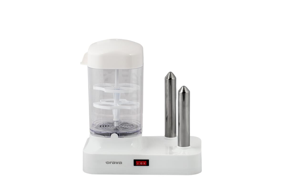 Orava HM-03 hotdogovač s nádstavcem na vaření vajec,  340 W,  pro 6 párků,  bílá1 