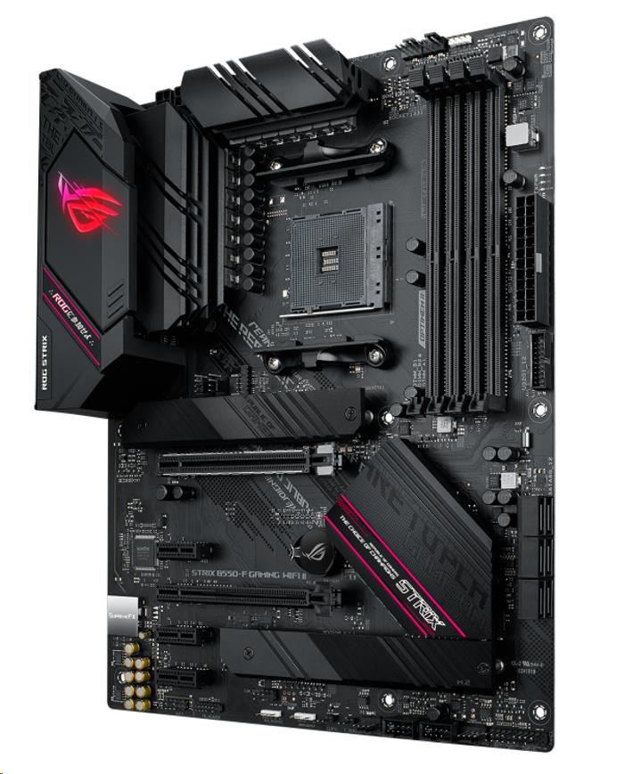ASUS MB Sc AM4 ROG STRIX B550-F GAMING (WI-FI) II,  AMD B550,  4xDDR4,  1xDP,  1xHDMI,  WI-FI4 