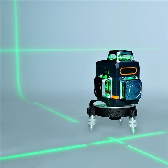 Solight laserová vodováha 12 linií,  360°,  zelený laser2 