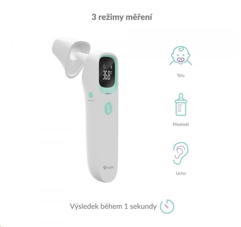 TrueLife Care Q10 BT - bezdotykový zdravotní teploměr3 