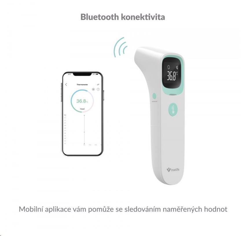 TrueLife Care Q10 BT - bezdotykový zdravotní teploměr6 