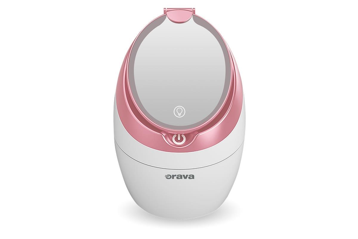 Orava FI-300 obličejová sauna,  280 W,  uvolňuje nosní a čelové dutiny,  uvolňuje svaly a zmírňuje bolest,  bílá /  růžová0 