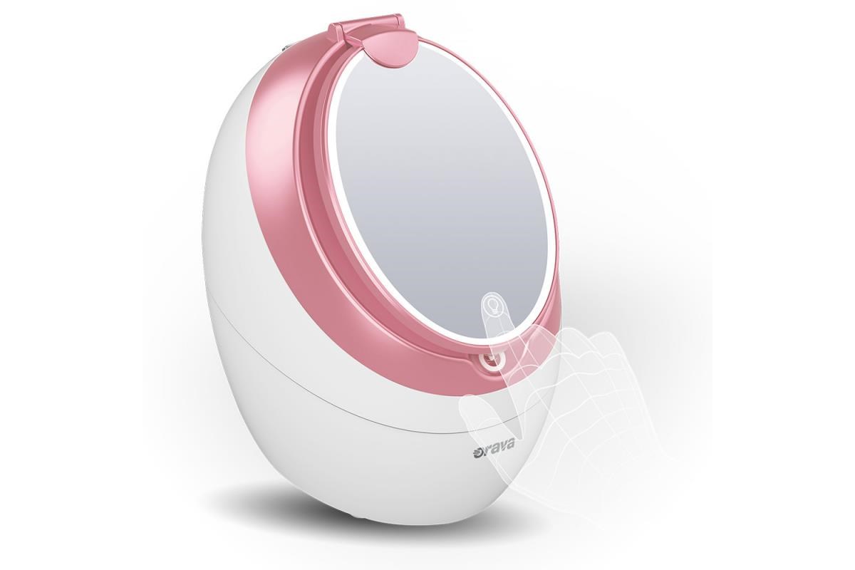 Orava FI-300 obličejová sauna,  280 W,  uvolňuje nosní a čelové dutiny,  uvolňuje svaly a zmírňuje bolest,  bílá /  růžová3 