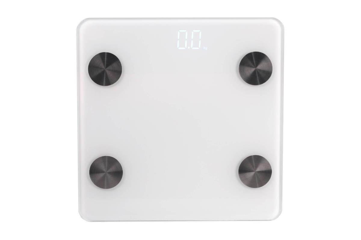 Orava EV-600 BT osobní váha,  bluetooth,  LED displej,  kg/ lb,  Android,  iOS,  do 180 kg,  skleněná0 