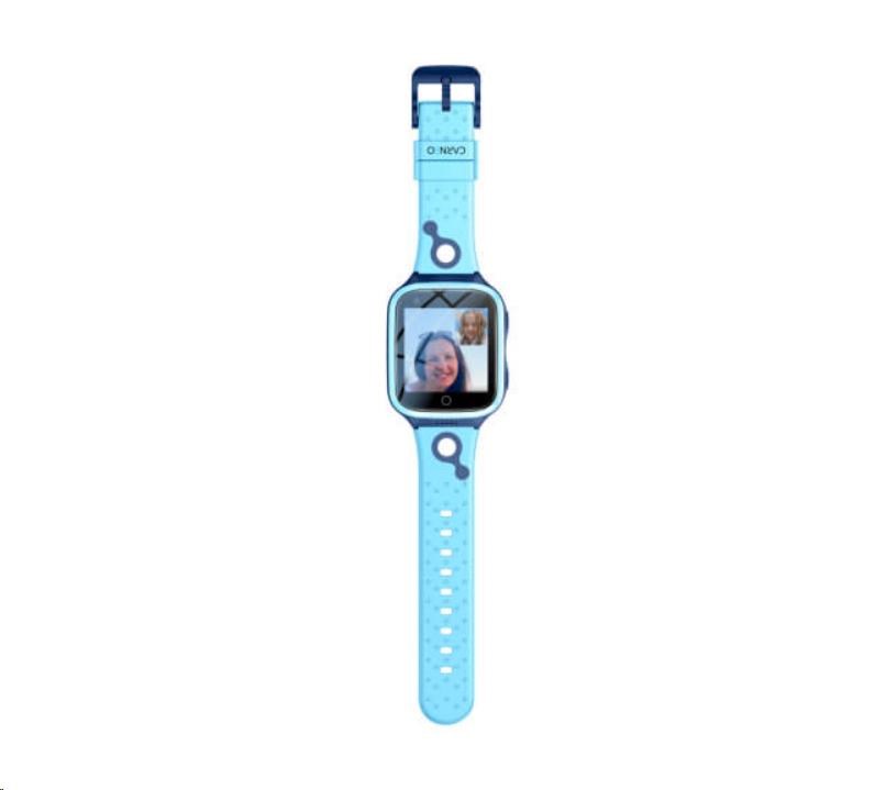 CARNEO dětské GPS hodinky GuardKid+ 4G Platinum blue3 