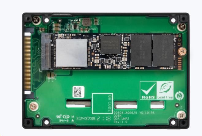 QNAP QDA-UMP4 diskový adaptér 1x M.2 NVMe SSD do U.2 PCIe SSD3 