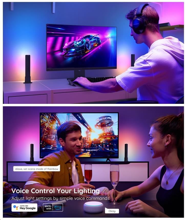 Govee Flow Plus SMART LED TV & Gaming - RGBICWW6 