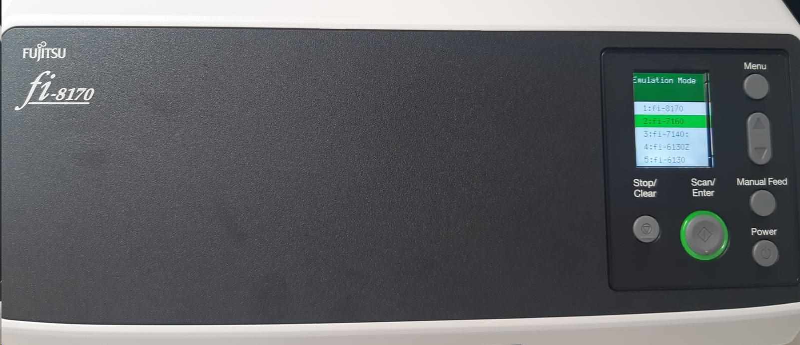 Skener FUJITSU Fi-8170 A4,  priechodný,  70 str./ min,  600 dpi,  LAN RJ45-1000,  USB 3.2,  ADF 100 listov,  10000 listov za de3 