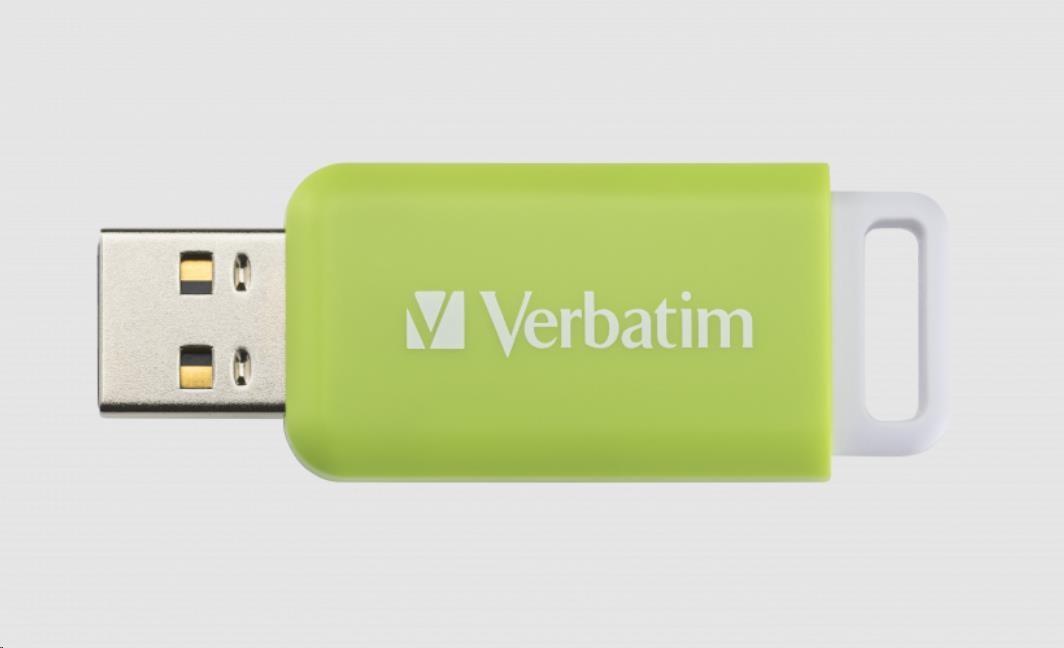 VERBATIM Flash disk 32GB DataBar USB 2.0 Disk,  zelený0 