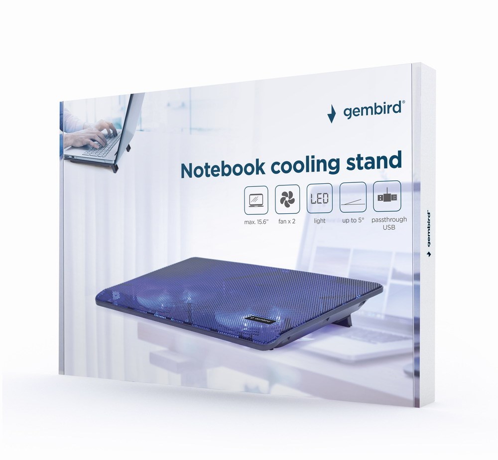Stojan na notebook GEMBIRD NBS-2F15-05,  pre notebooky do 15, 6