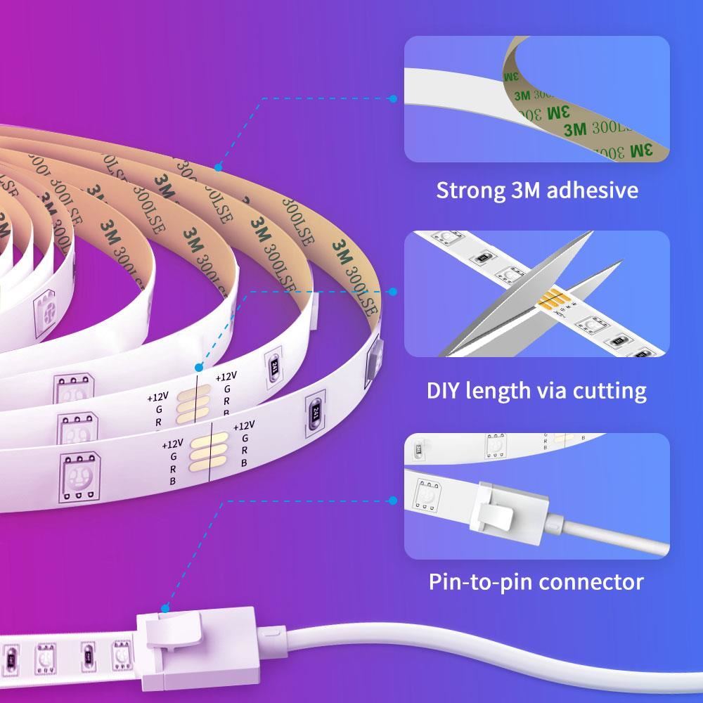 Govee WiFi RGB Smart LED pásek 5m7 