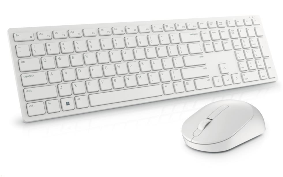 DELL Pro Wireless Keyboard and Mouse - KM5221W - Hungarian (QWERTZ) - White0 