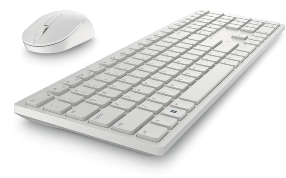DELL Pro Wireless Keyboard and Mouse - KM5221W - Hungarian (QWERTZ) - White1 