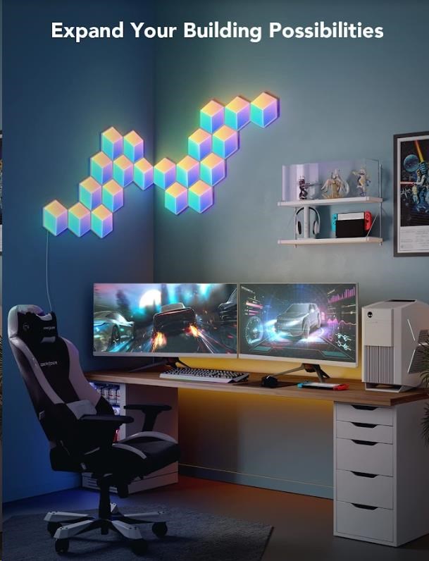 Govee Glide Hexa Pro LED Smart - 10ks4 