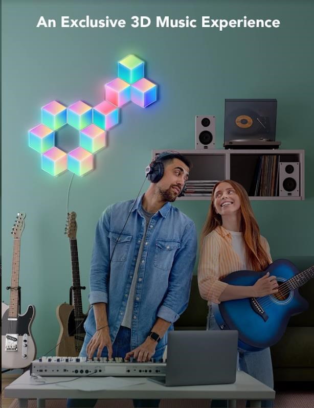 Govee Glide Hexa Pro LED Smart - 10ks7 