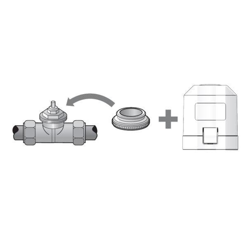 Homematic IP  Adaptér ventilu typ VA80 - 5 kusů - EQ3-ADA-VA802 