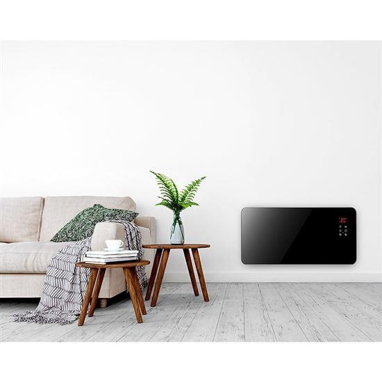 Solight horkovzdušný konvektor sklokeramický 2000W,  WiFi,  LCD,  nastavitelný termostat,  časovač3 