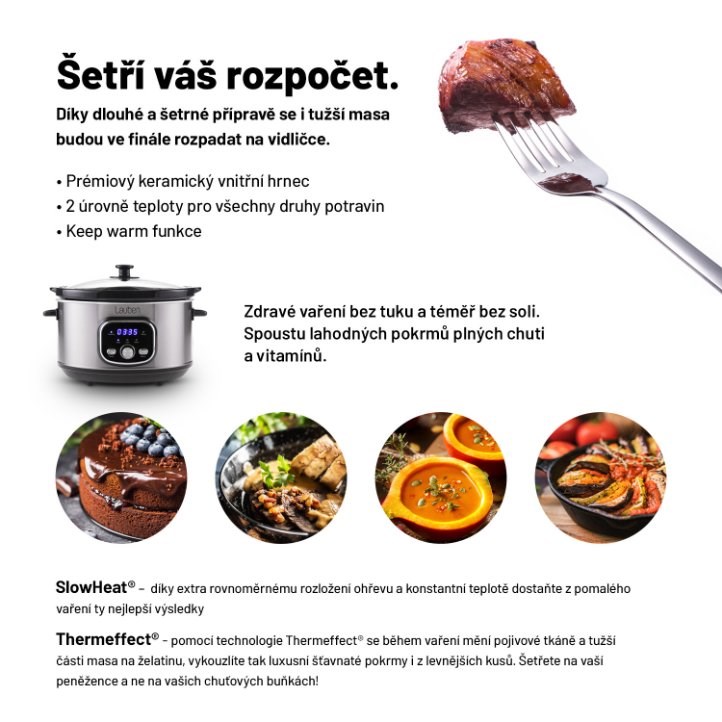 Lauben Slow Cooker 3500SB2 
