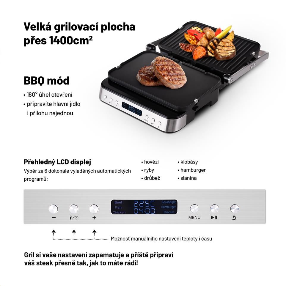 Lauben Contact Grill Deluxe 2000ST7 