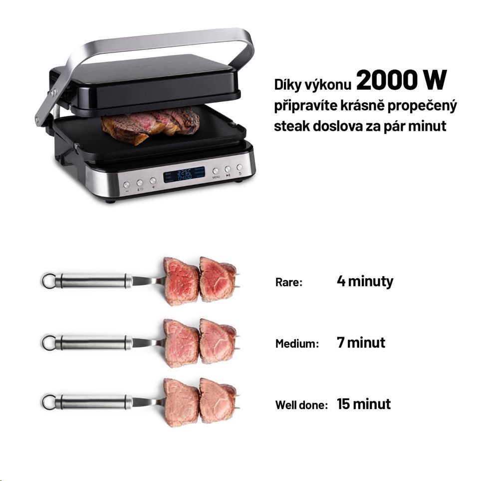 Lauben Contact Grill Deluxe 2000ST8 