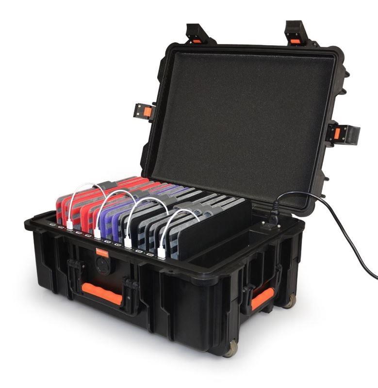 PORT nabíjecí přepravní kufr pro 12 tabletů,  černá1 