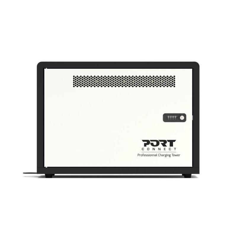 PORT nabíjecí skříňka pro 10 tabletů,  černá a béžová0 