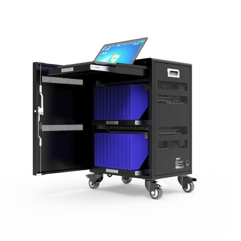 PORT nabíjecí skříňka pro 20 tabletů + 1 notebook,  černá1 