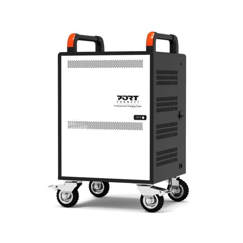 PORT CONNECT CHARGING CABINET 20 Notebooks + RACK 1xU 19’’,  černý a béžový4 