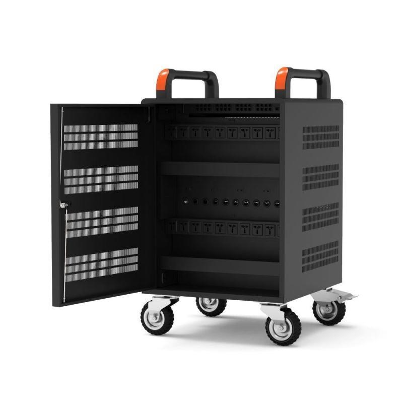 PORT CONNECT CHARGING CABINET 20 Notebooks + RACK 1xU 19’’,  černý a béžový2 