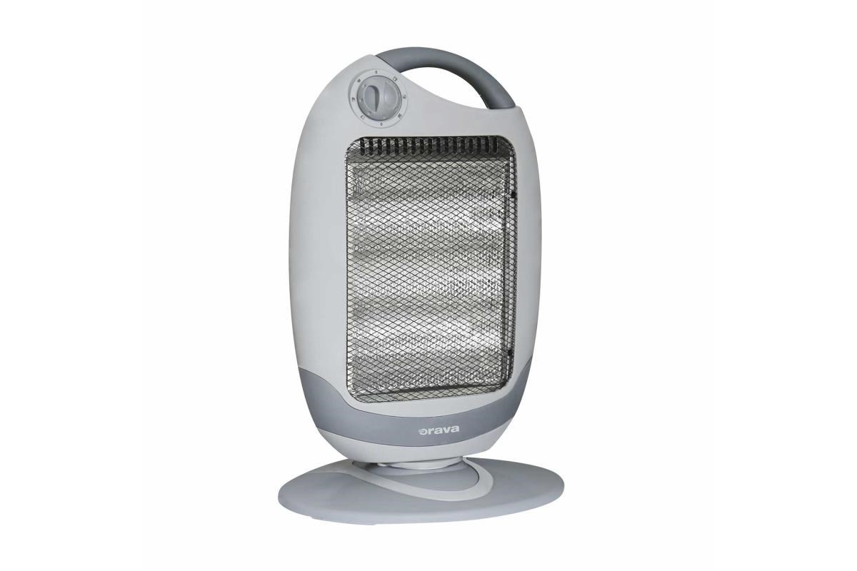 Orava HO-82 halogenový ohřívač,  1200 W,  3 úrovně,  oscilace,  18 m2,  rukojeť pro přenos,  šedá1 