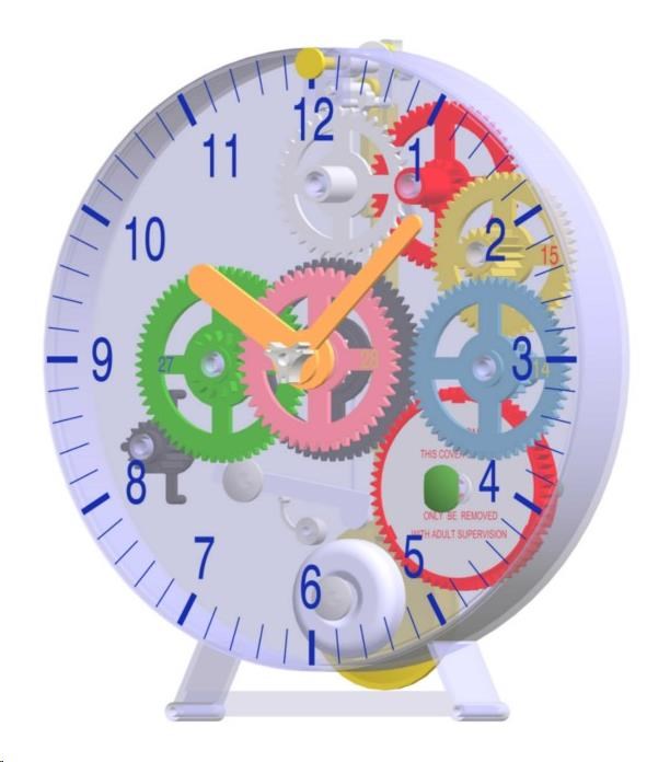 Hodiny TechnoLine Modell Kids Clock,  pestrobarevné dětské,  stavebnice0 
