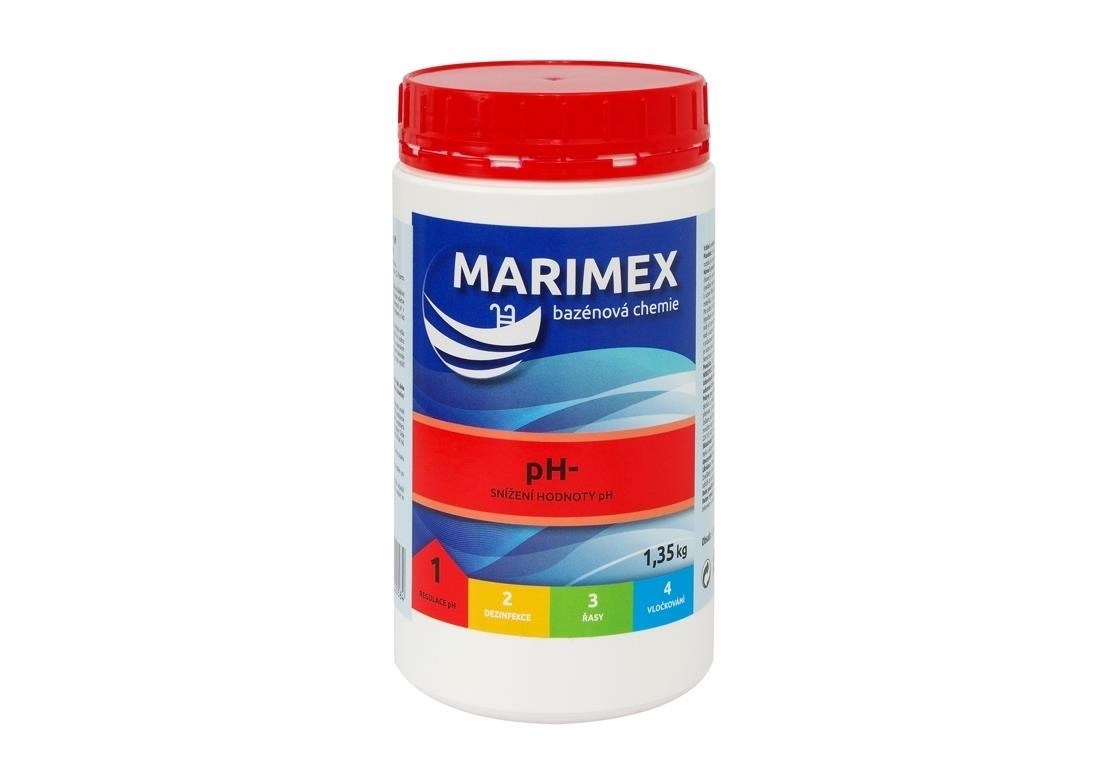 Marimex pH- 1, 35 kg - bazénová chemie - REGULACE PH0 
