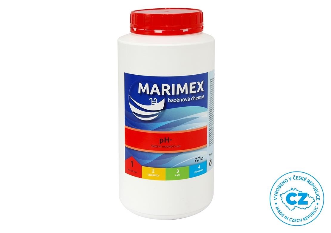 Marimex pH- 2, 7 kg - přípravek ke snížení hodnoty pH ve vodě2 