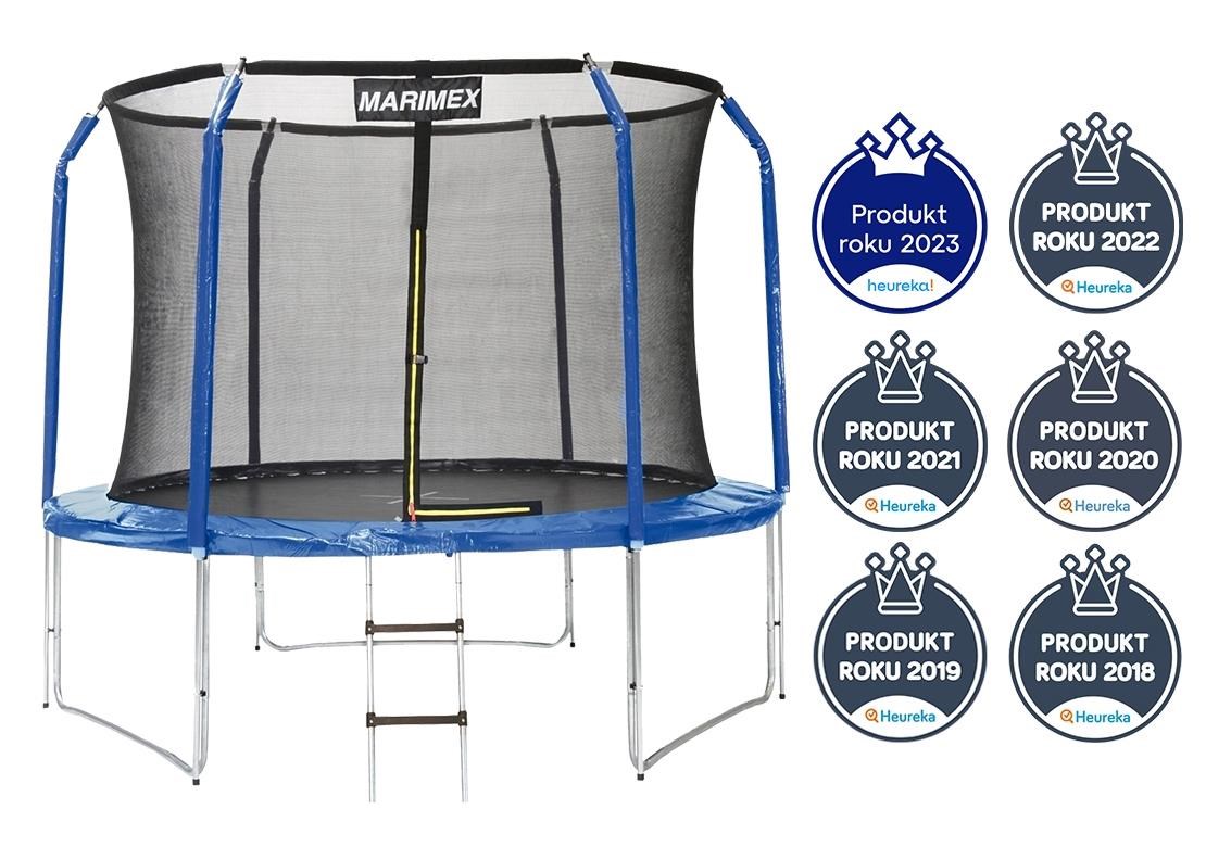 Marimex Standard trampolína 305 cm + vnitřní ochranná síť + schůdky ZDARMA7 
