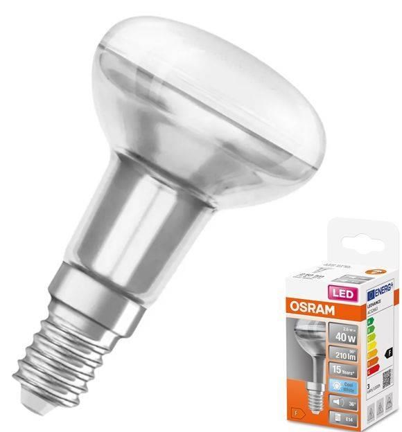 OSRAM LED STAR R50 E14 2, 6W/ 840 SR5040W studená0 
